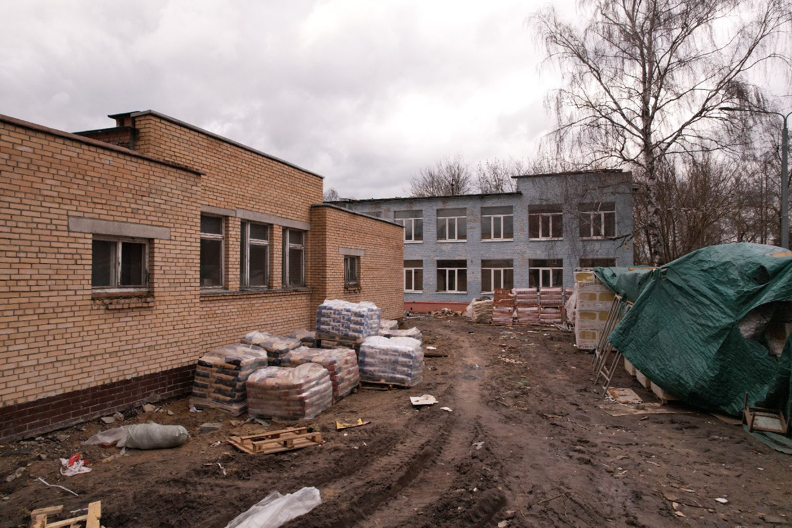 видео с коптера, капремонт детского сада 35 в богородском округе,