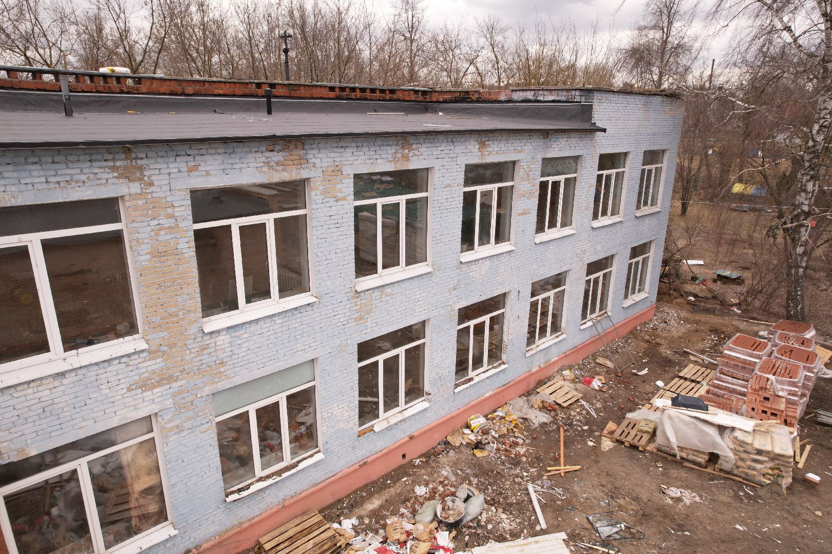 видео с коптера, капремонт детского сада 35 в богородском округе,