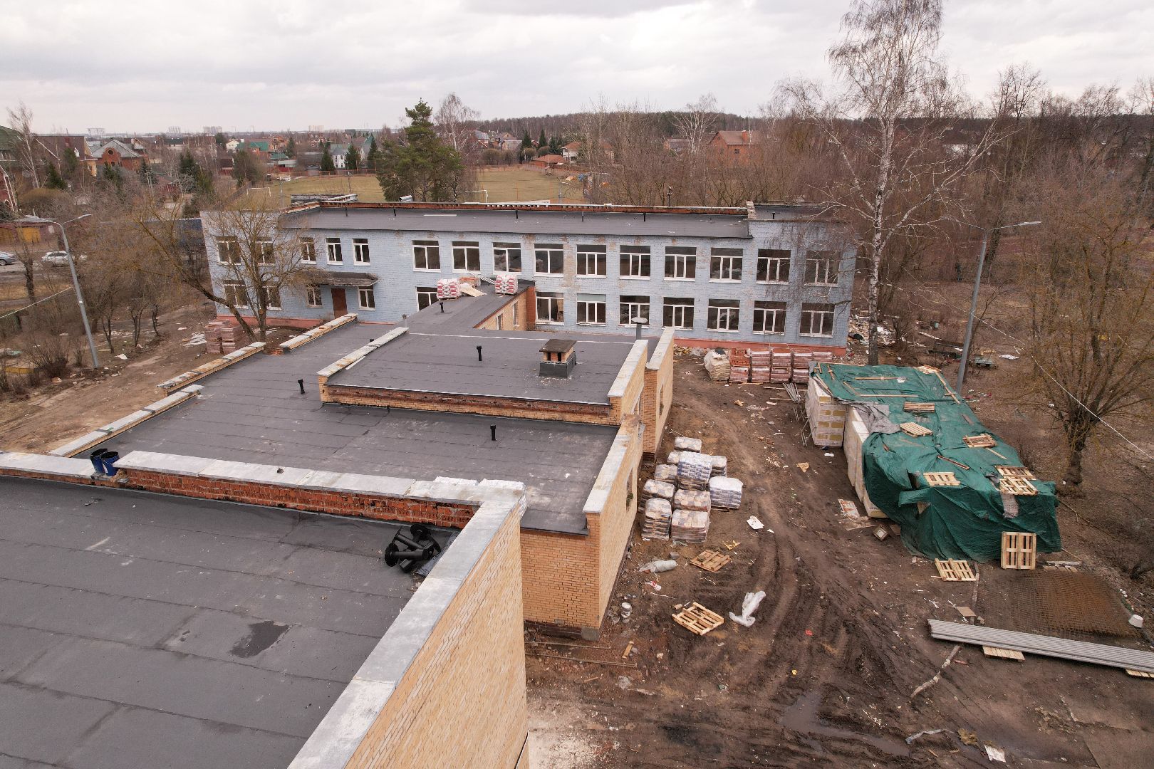 видео с коптера, капремонт детского сада 35 в богородском округе,