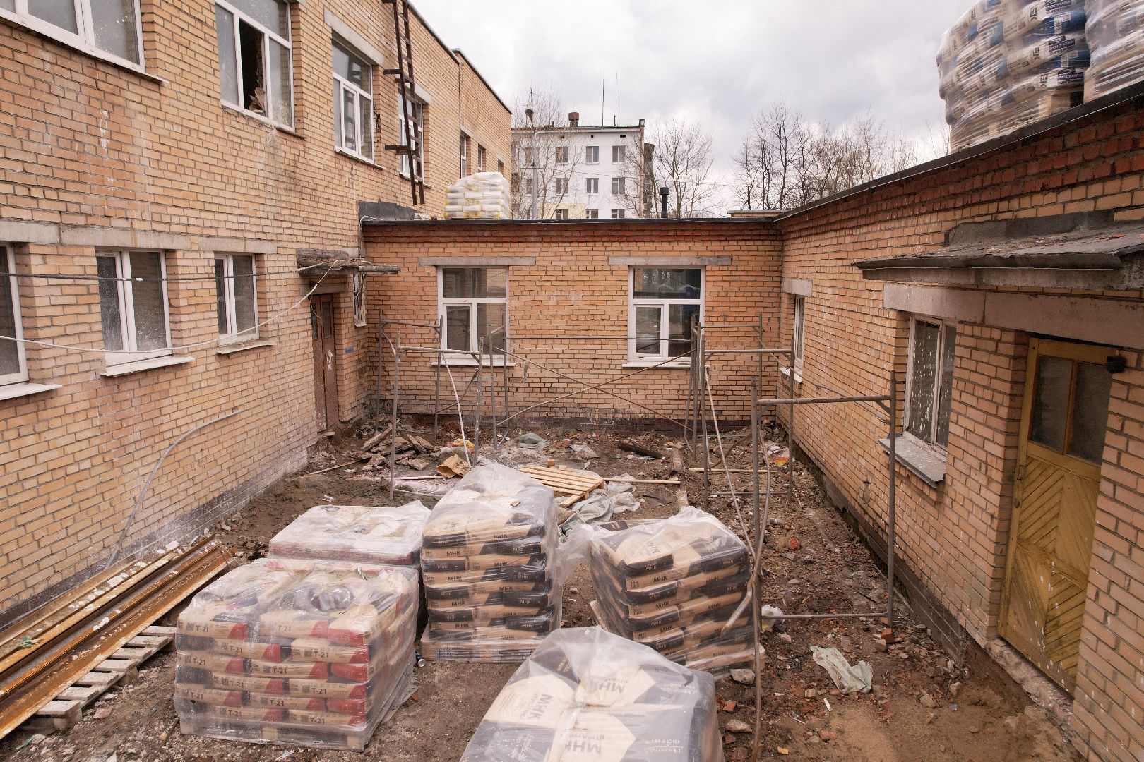 видео с коптера, капремонт детского сада 35 в богородском округе,