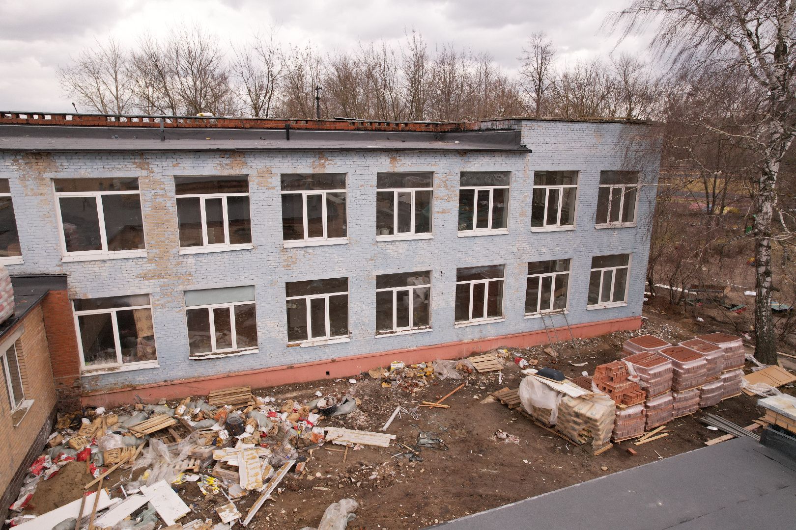 видео с коптера, капремонт детского сада 35 в богородском округе,