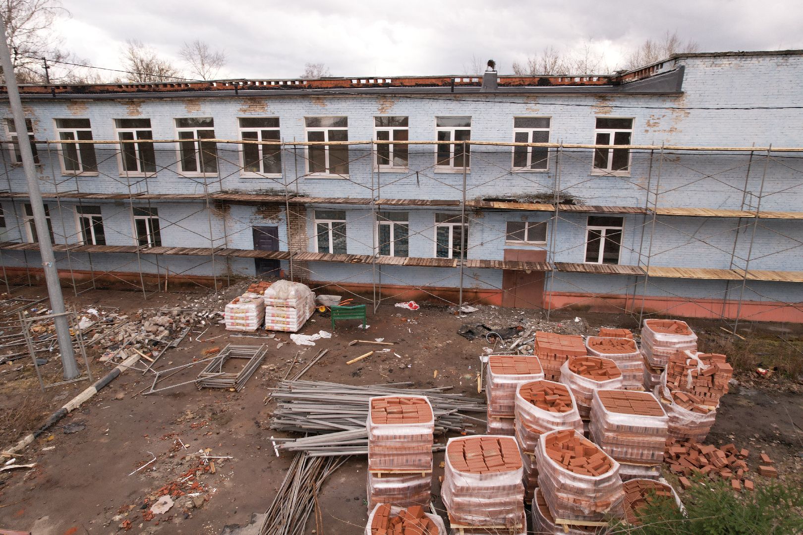 видео с коптера, капремонт детского сада 35 в богородском округе,