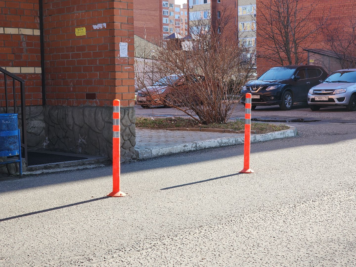 Черноголовка, Парковки, пешеходная зона,