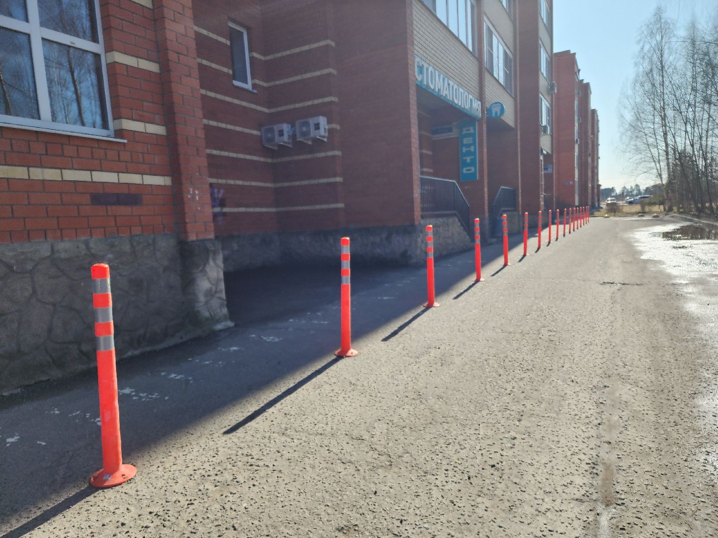 Черноголовка, Парковки, пешеходная зона,