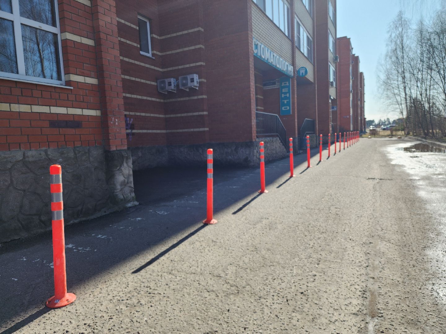 Черноголовка, Парковки, пешеходная зона,