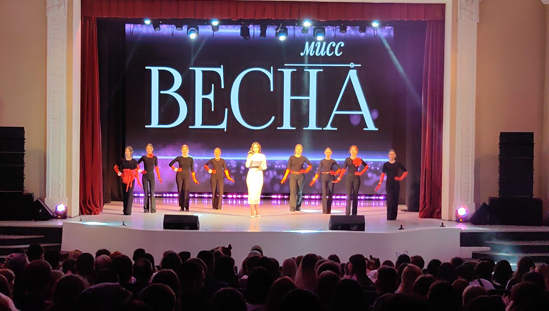 мисс весна, конкурс, колледж, победительница,