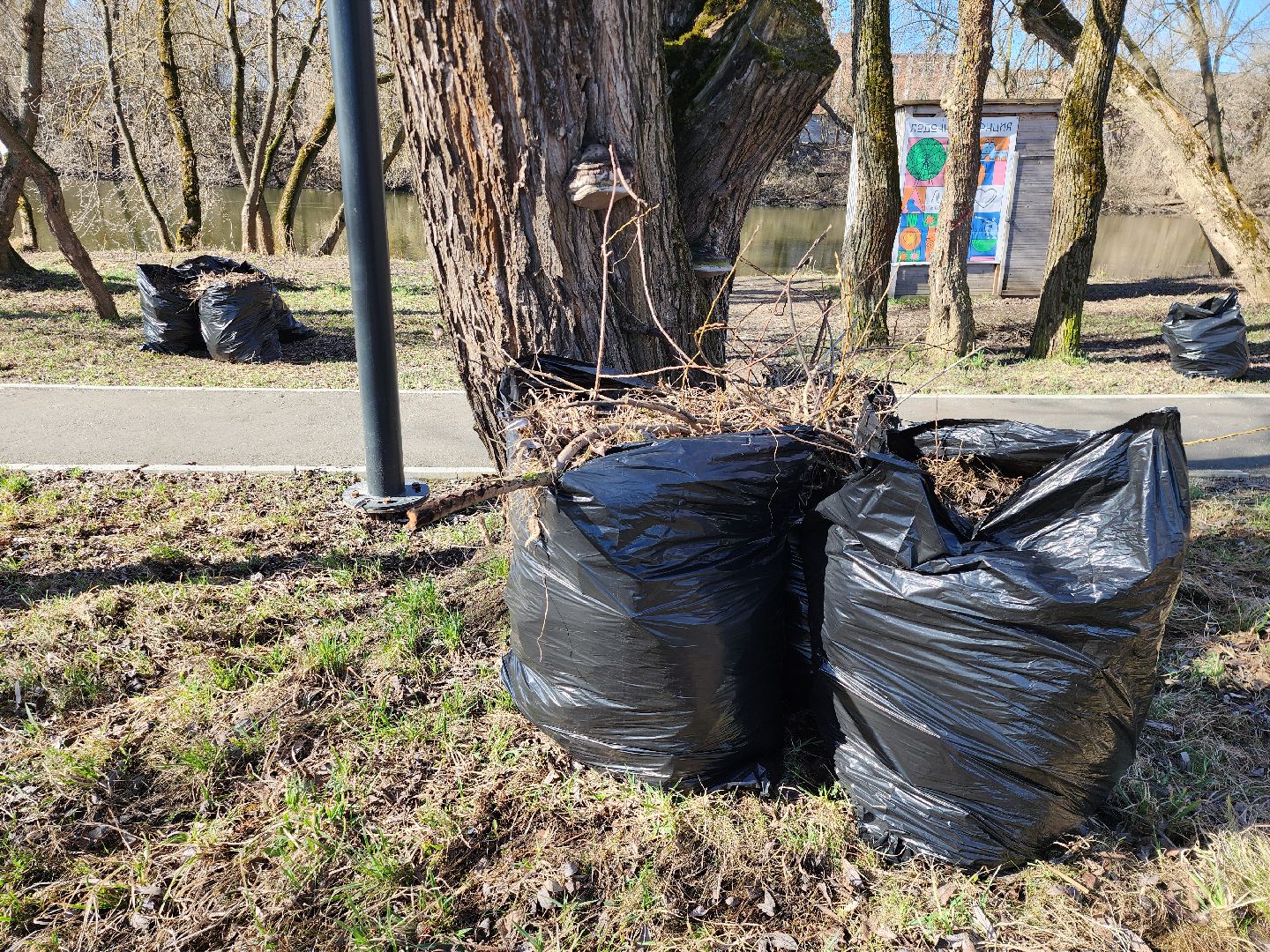 серпухов, подмосковье, субботник, река Нара,