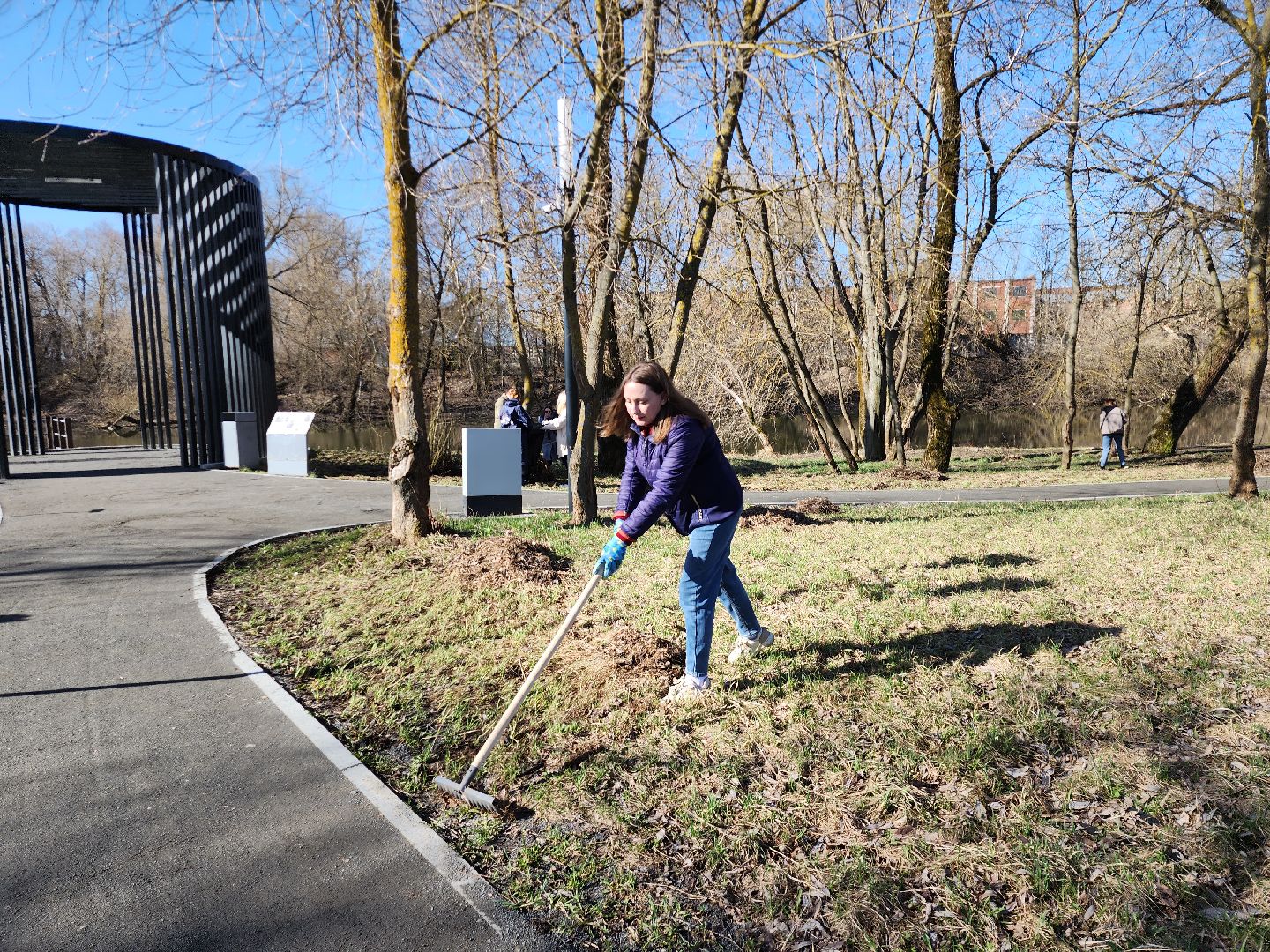 серпухов, подмосковье, субботник, река Нара,