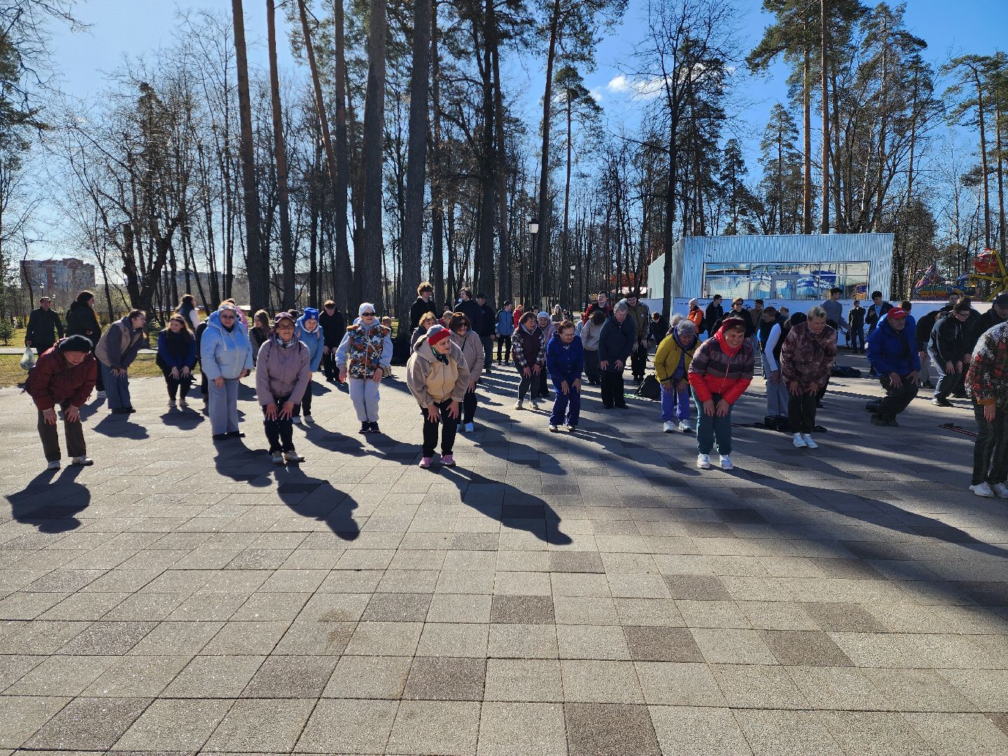 раменское, спорт, день здоровья, утренняя зарядка в парке,