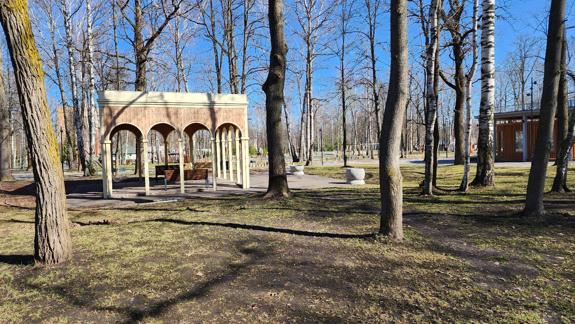 ступино, парки подмосковья, обработка от клещей,