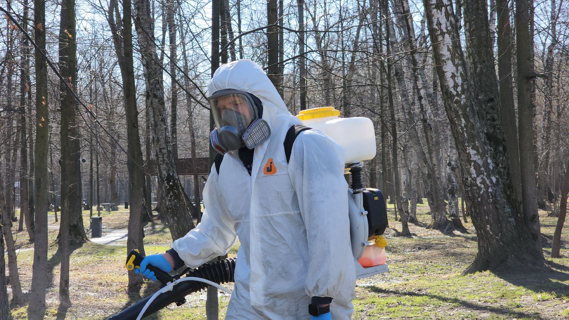 ступино, парки подмосковья, обработка от клещей,