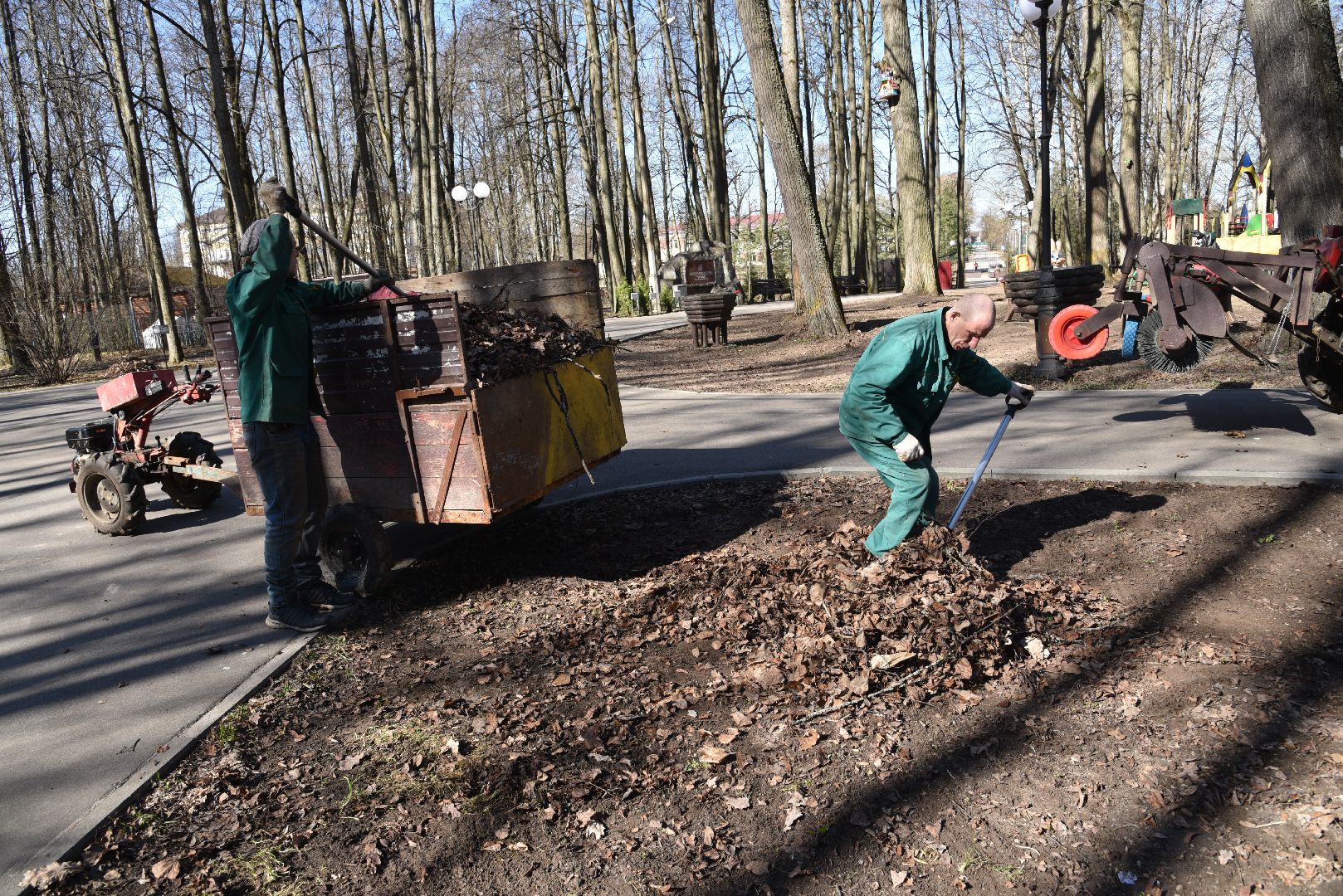 лотошино, лотошинский парк, парки подмосковья, субботник,