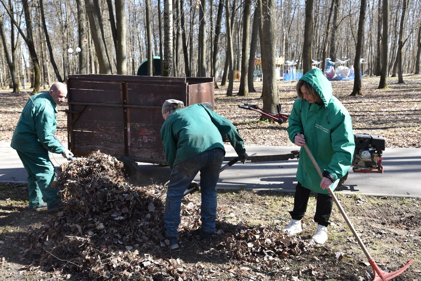 лотошино, лотошинский парк, парки подмосковья, субботник,