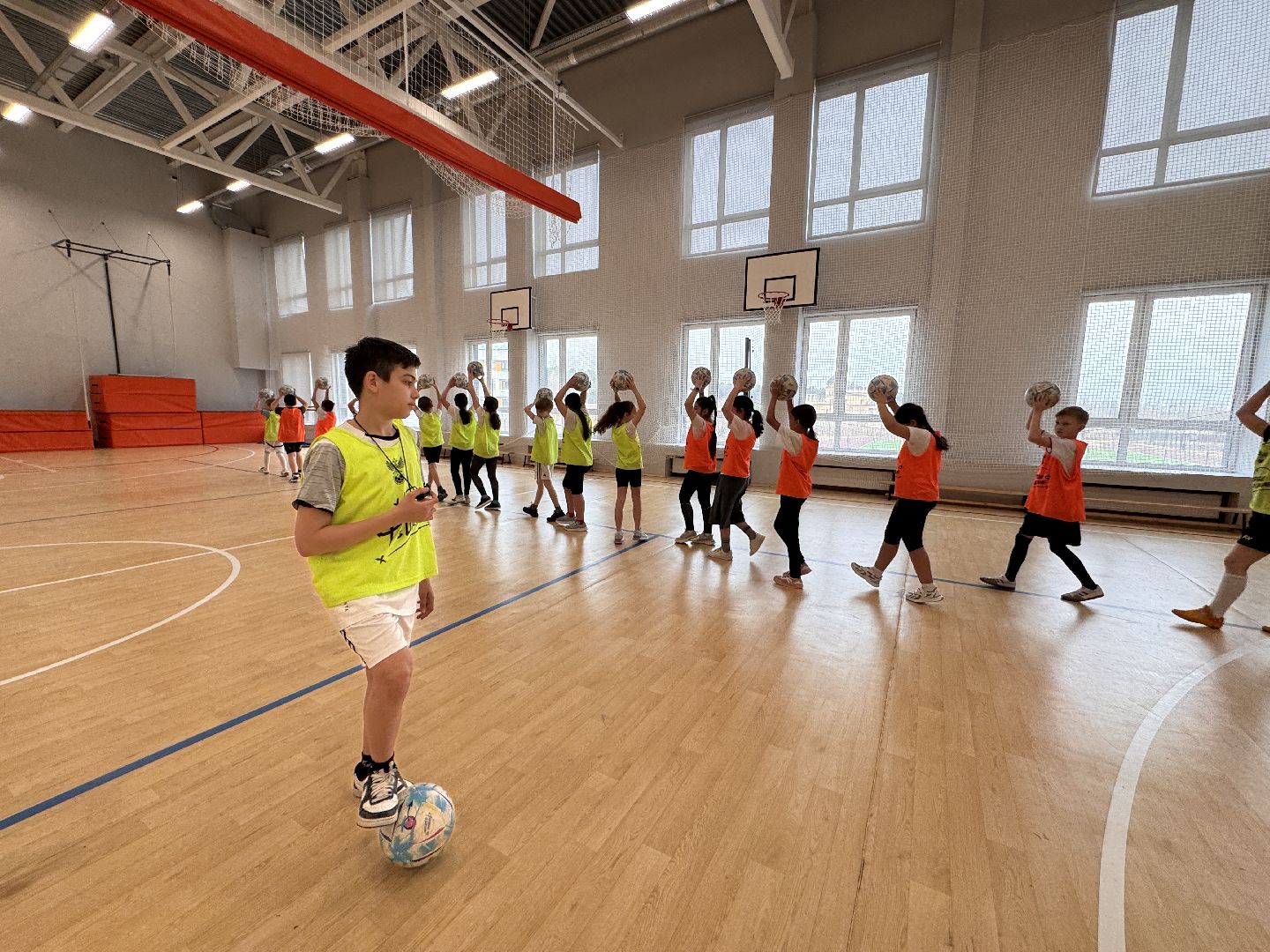 Футбол в школе, Открытый урок, Образование, Спорт для всех, Одинцово,