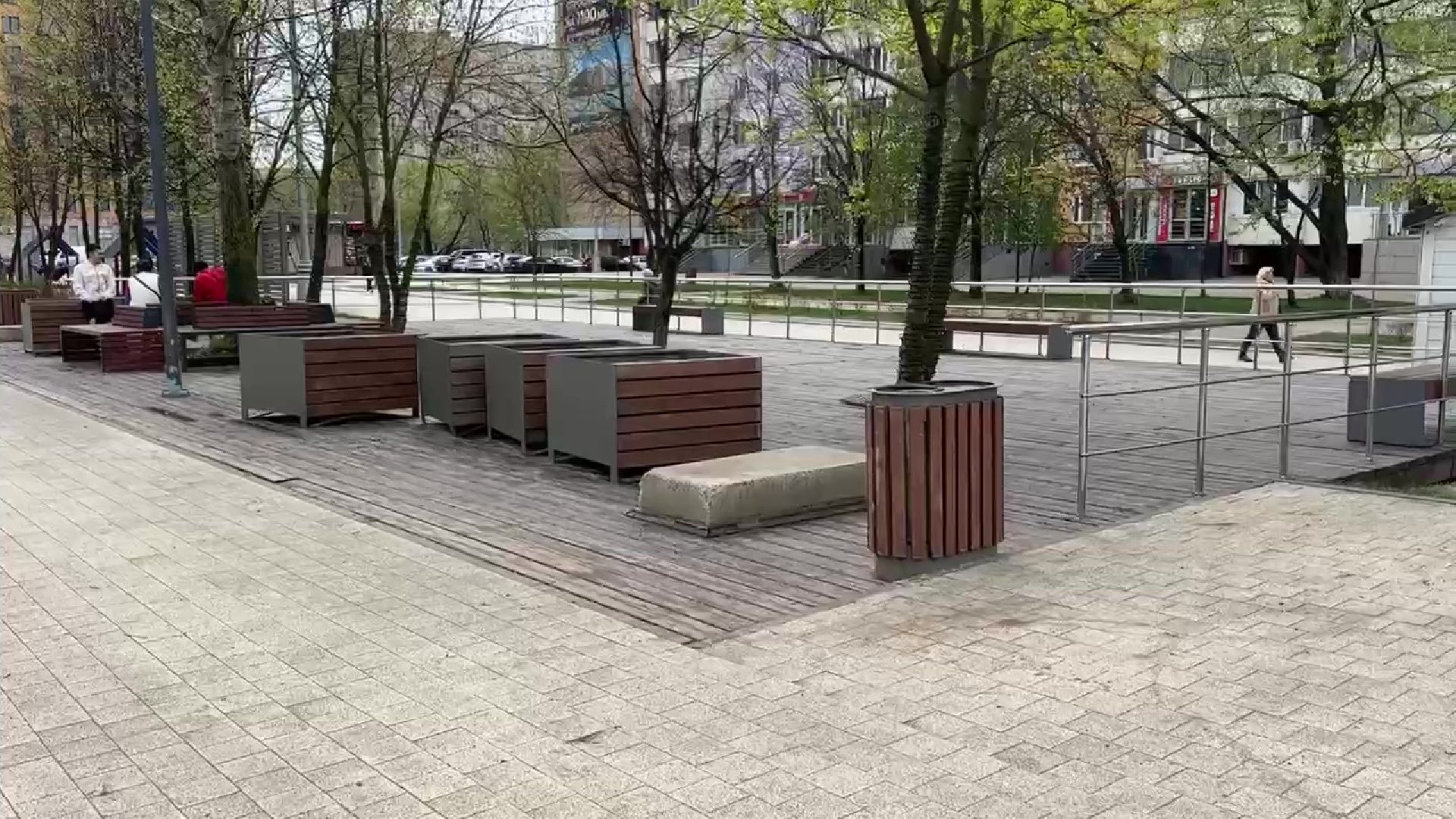 Реутов, благоустройство, МЦД-4, железная дорога, электрички, тротуары, освещение