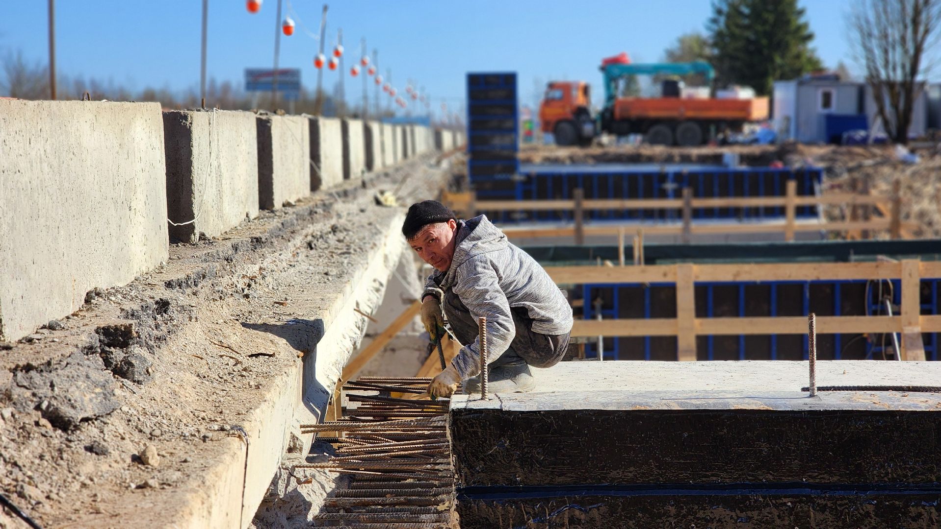 волоколамск, дороги подмосковья, ремонт путепровода,