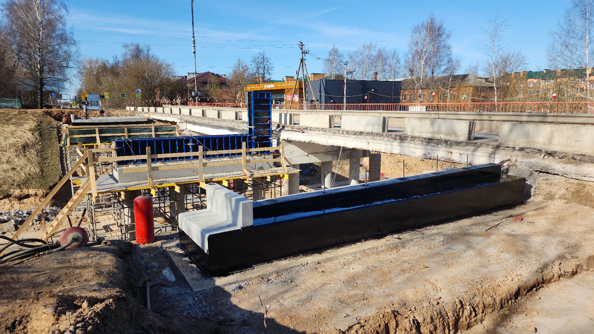 волоколамск, дороги подмосковья, ремонт путепровода,