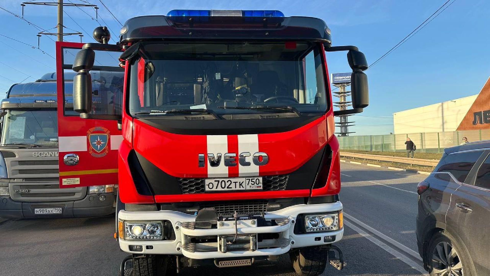 домодедово, пожар, тушение, горение травы,