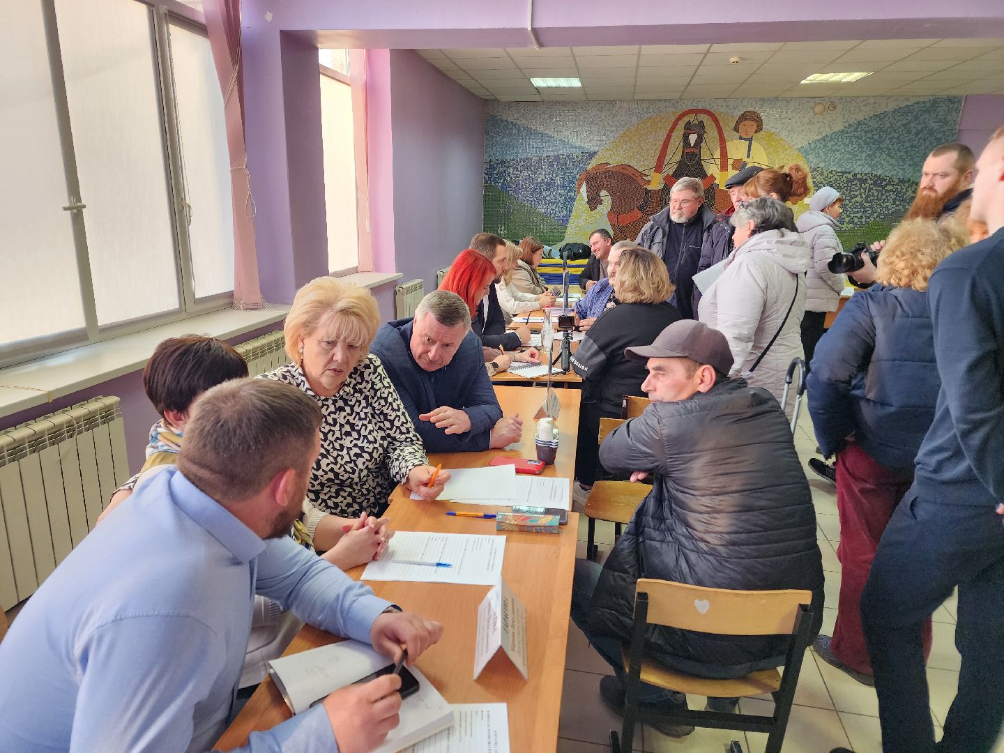 чехов, поселок васькино, выездная администрация, встреча с жителями, обращения граждан, деревня васькино, улица восточная, ямочный ремонт, ремонт дороги, уличное освещение, мбу чеховское благоустройство,