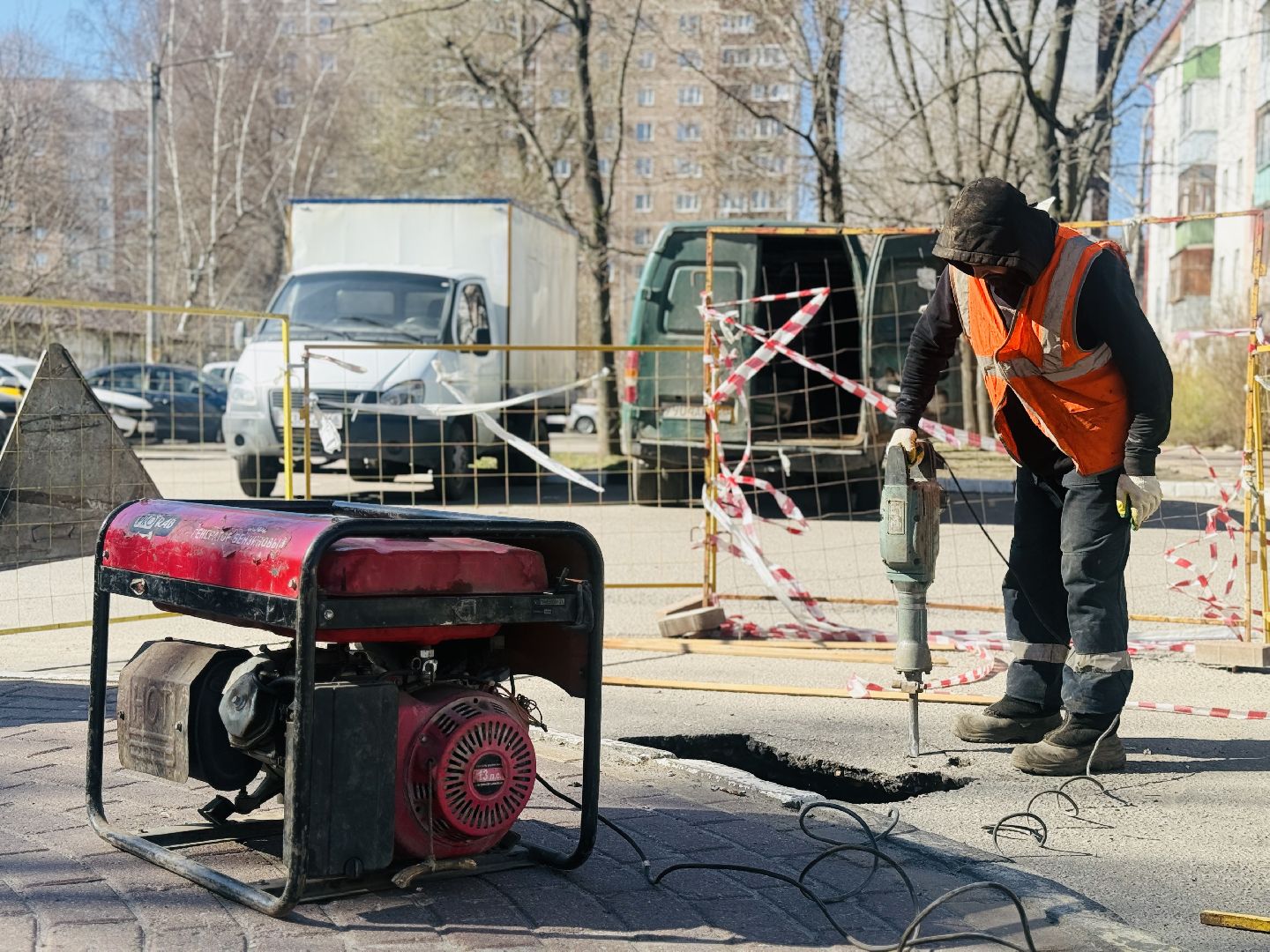 раменское, благоустройство, ремонт дороги, ремонт коммуникаций, коммунальные службы, водоканал,
