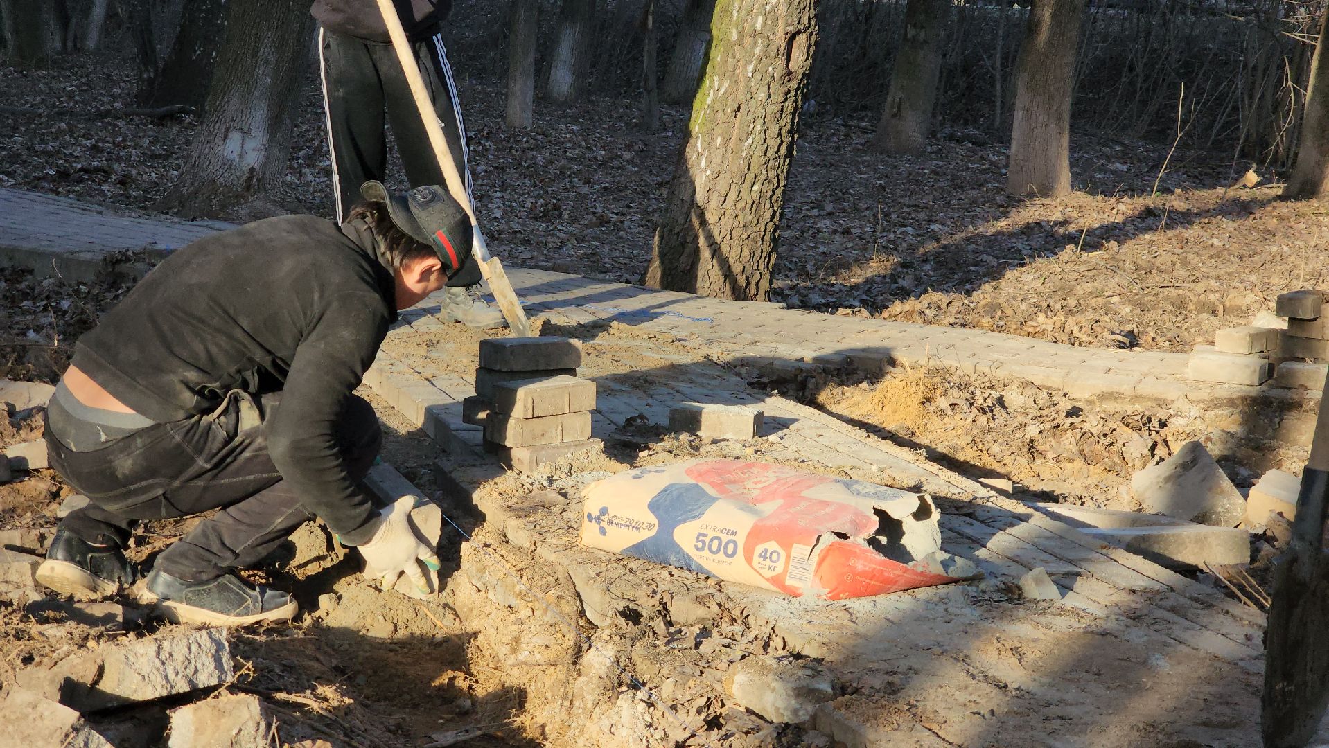 Пешеходные зоны, тропинки, Лобня,