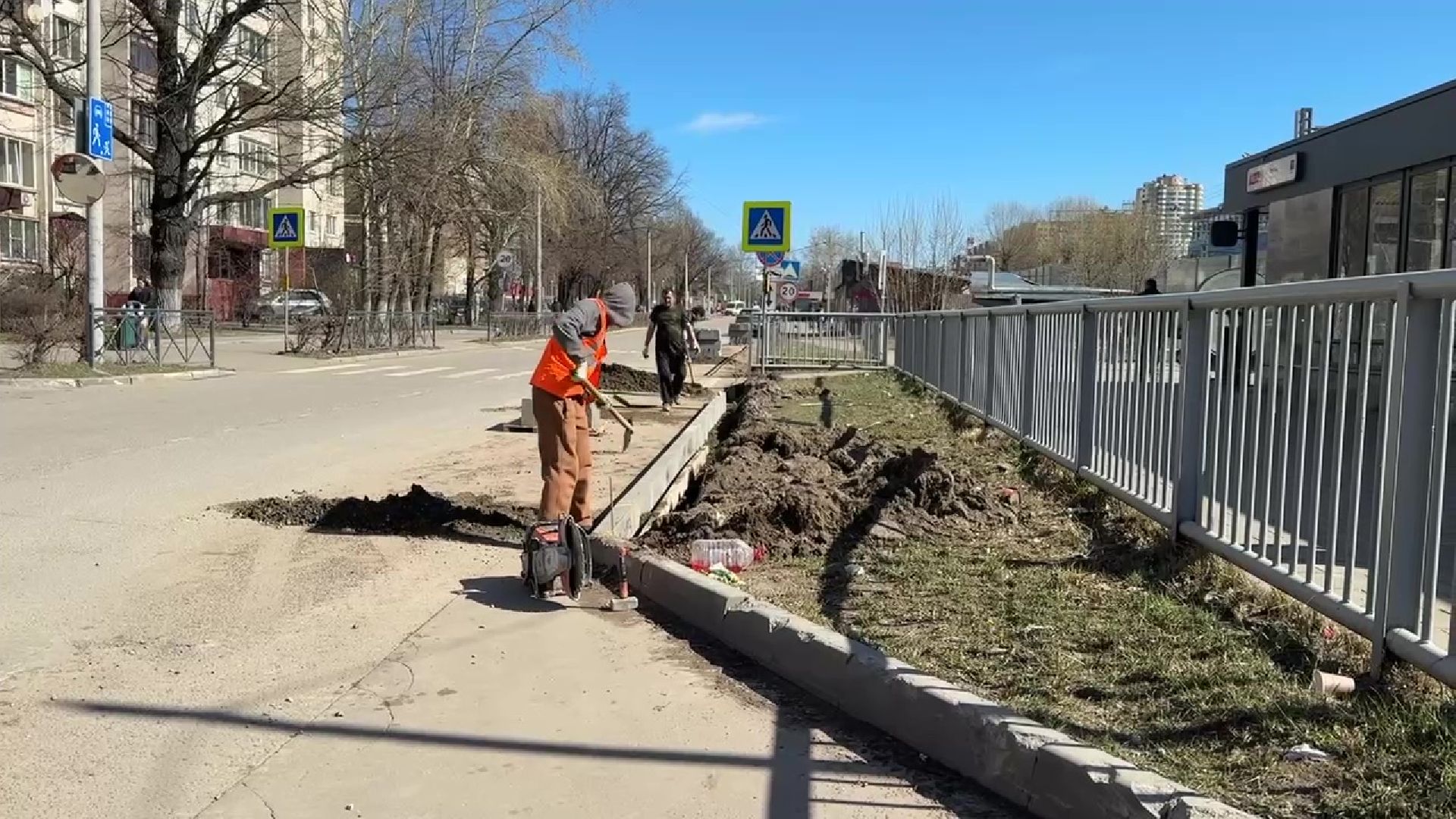 реутов, благоустройство, бордюры, опалубка,