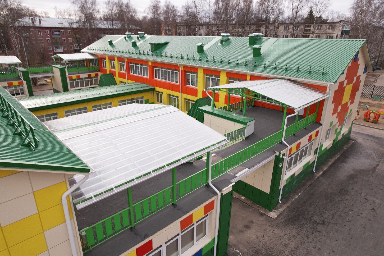 капремонт детского сада аленка в талдоме, видео с коптера,