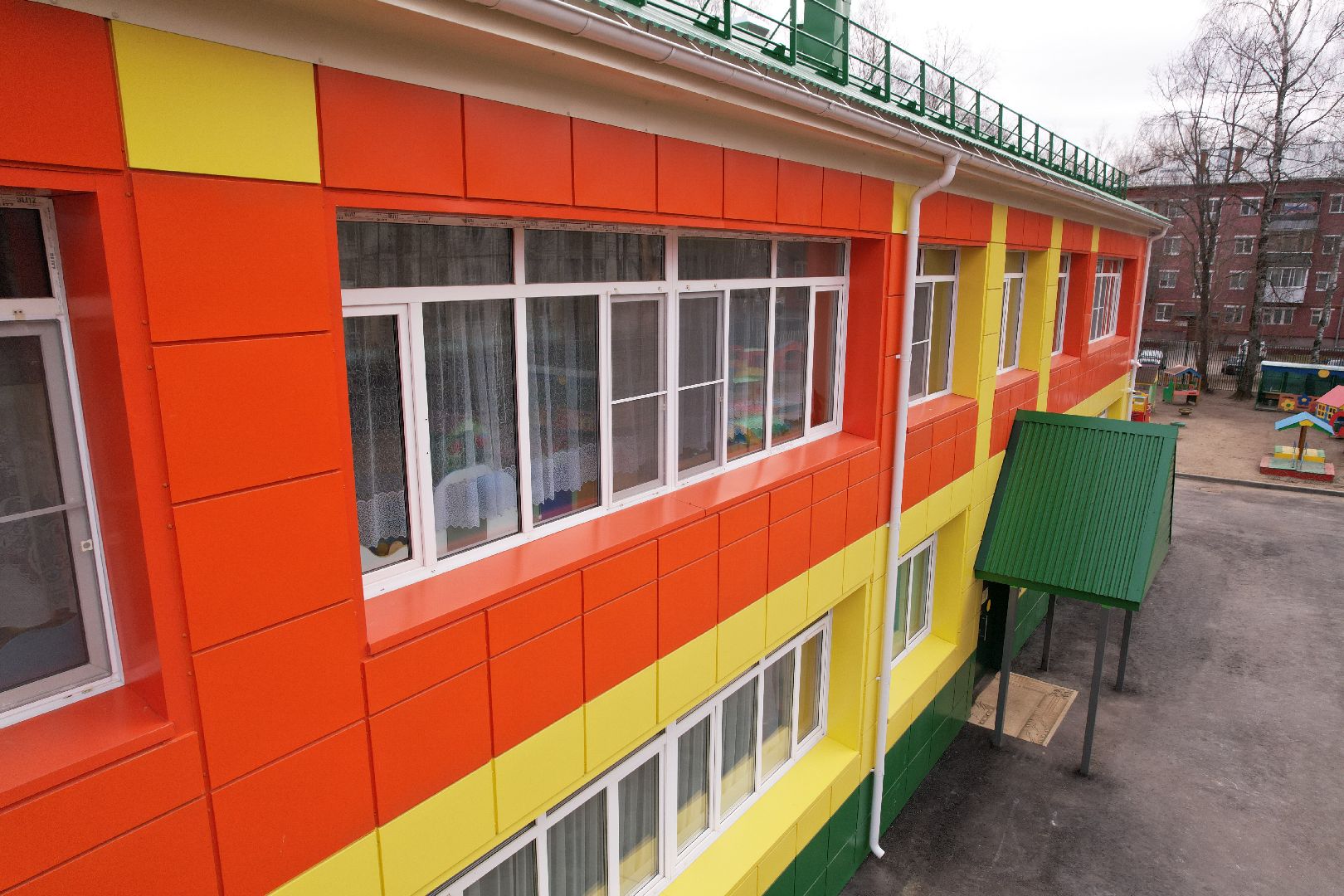 капремонт детского сада аленка в талдоме, видео с коптера,