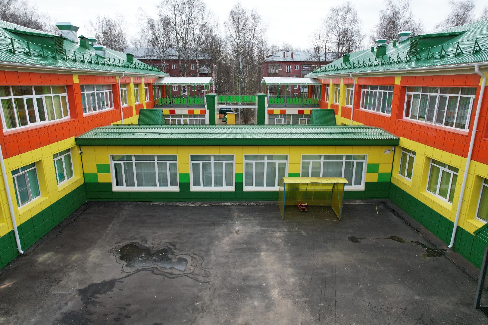 капремонт детского сада аленка в талдоме, видео с коптера,