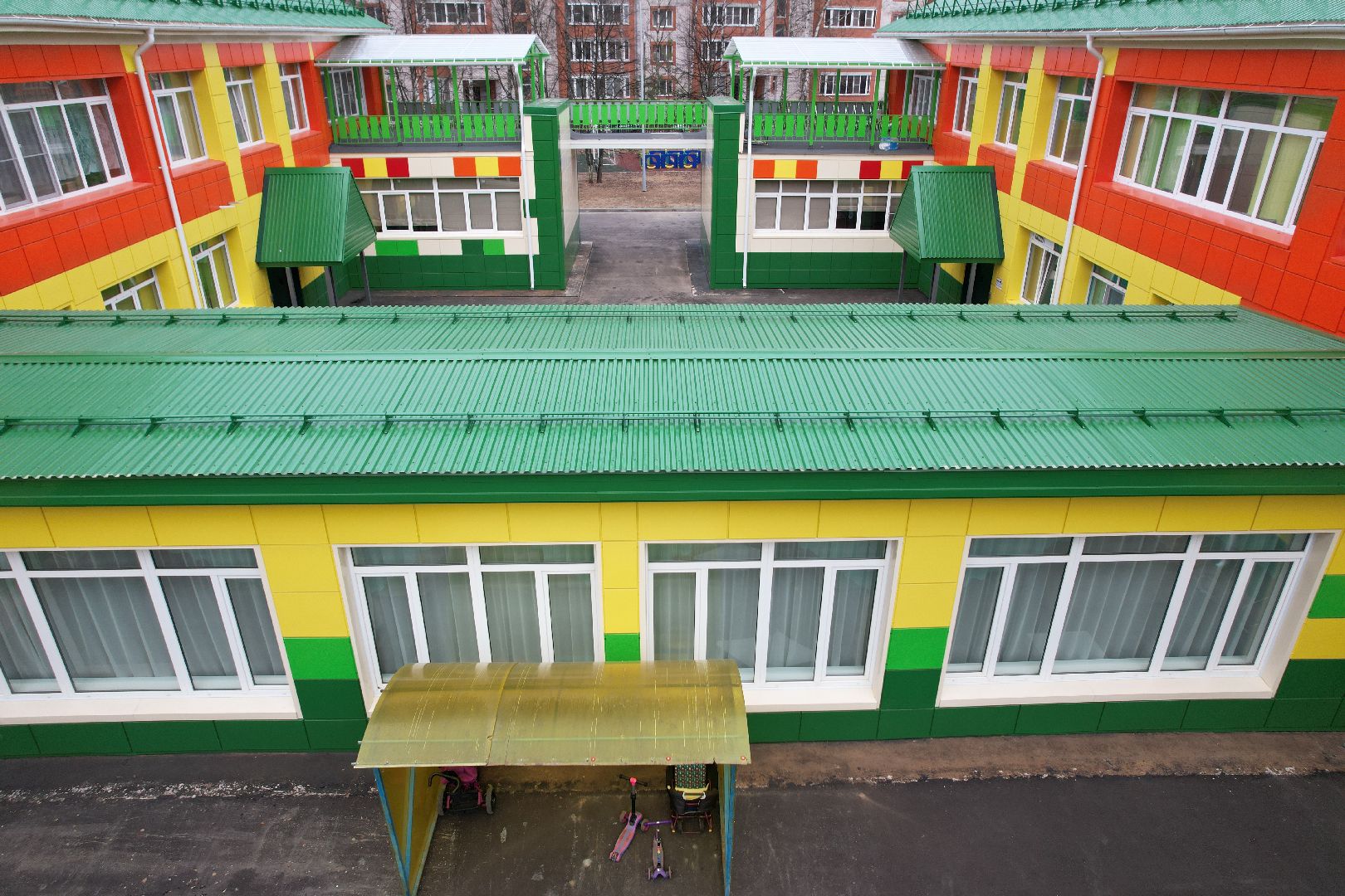 капремонт детского сада аленка в талдоме, видео с коптера,