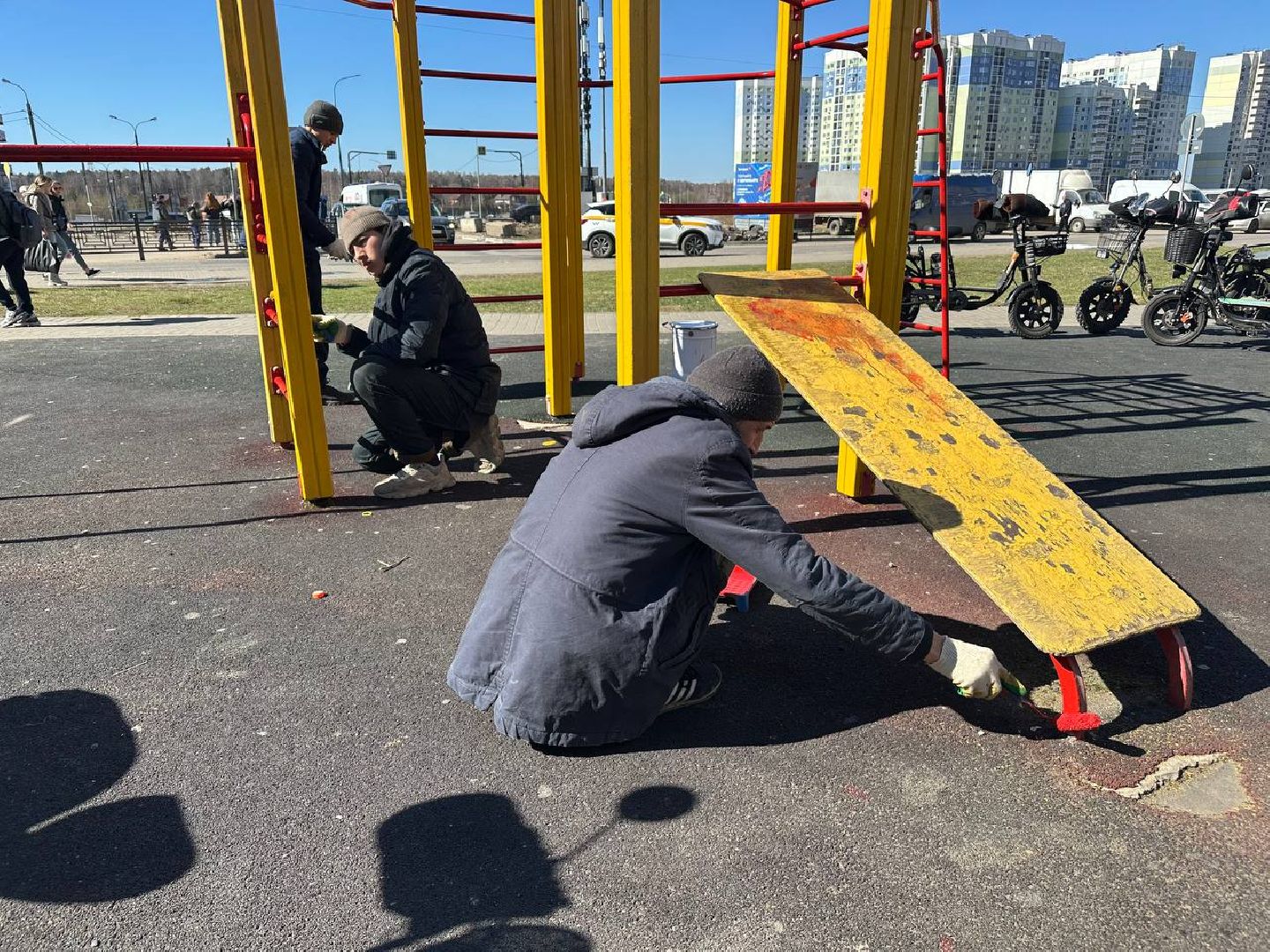 ремонт детских площадок, домодедово,