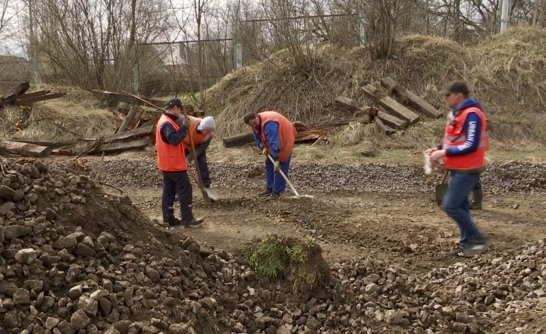 Клин, ЖД, строительство, обновление