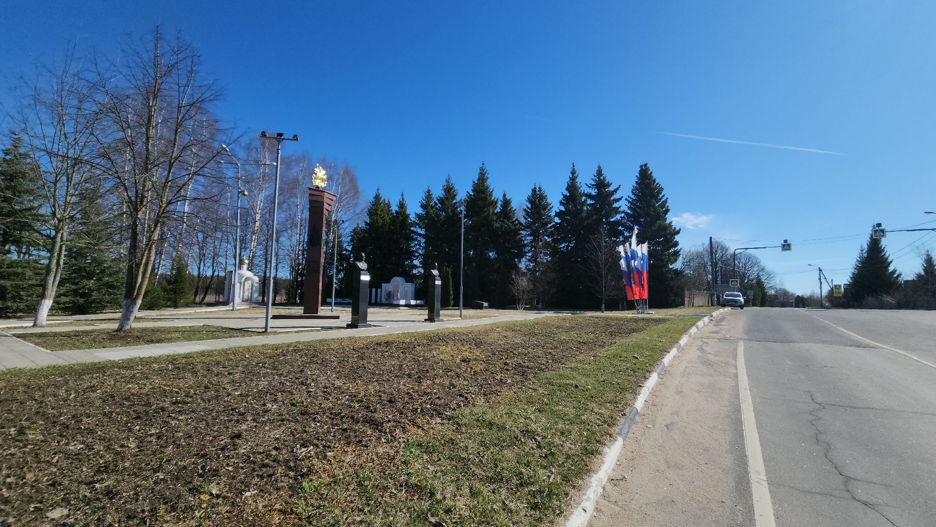 нефедьево, красногорск, памятник, рубеж обороны москвы, 80 лет победе,