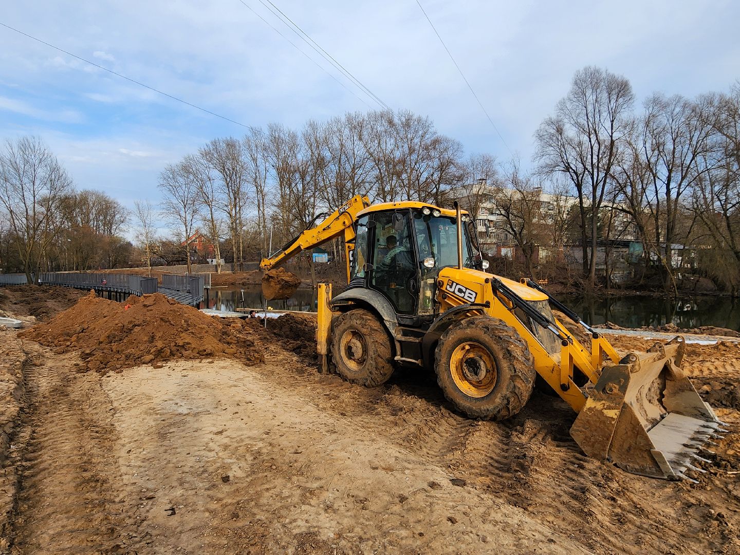 Чехов, улица Береговая, река теребенка, набережная, благоустройство, реконструкция, строительство, ливневая канализация, ливневка, инженерные сети,