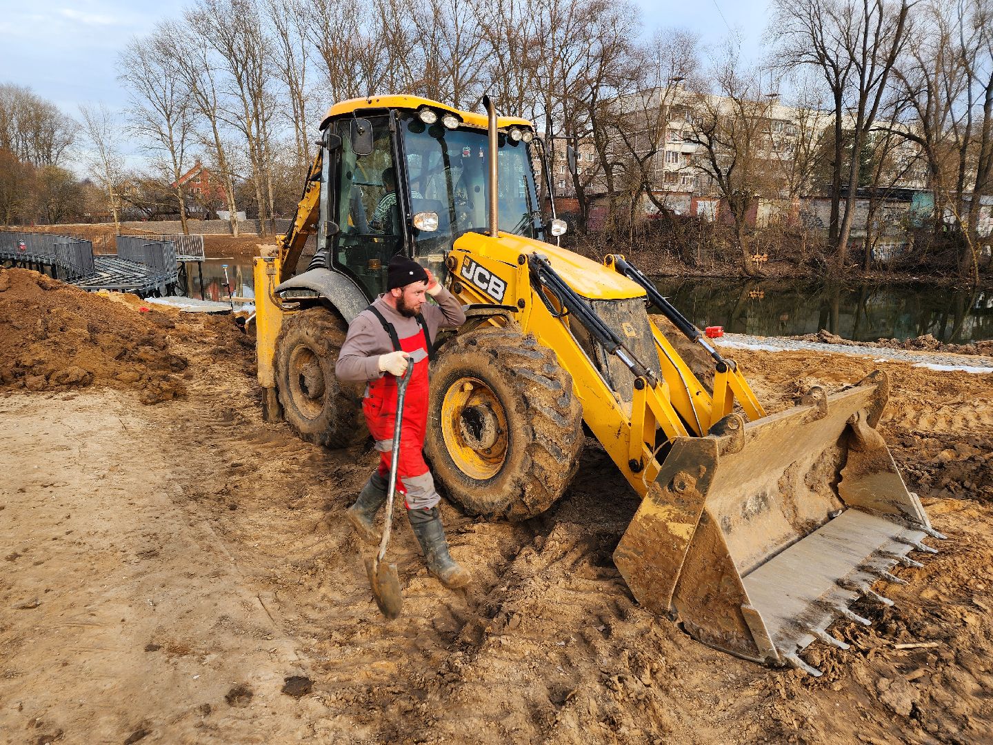Чехов, улица Береговая, река теребенка, набережная, благоустройство, реконструкция, строительство, ливневая канализация, ливневка, инженерные сети,