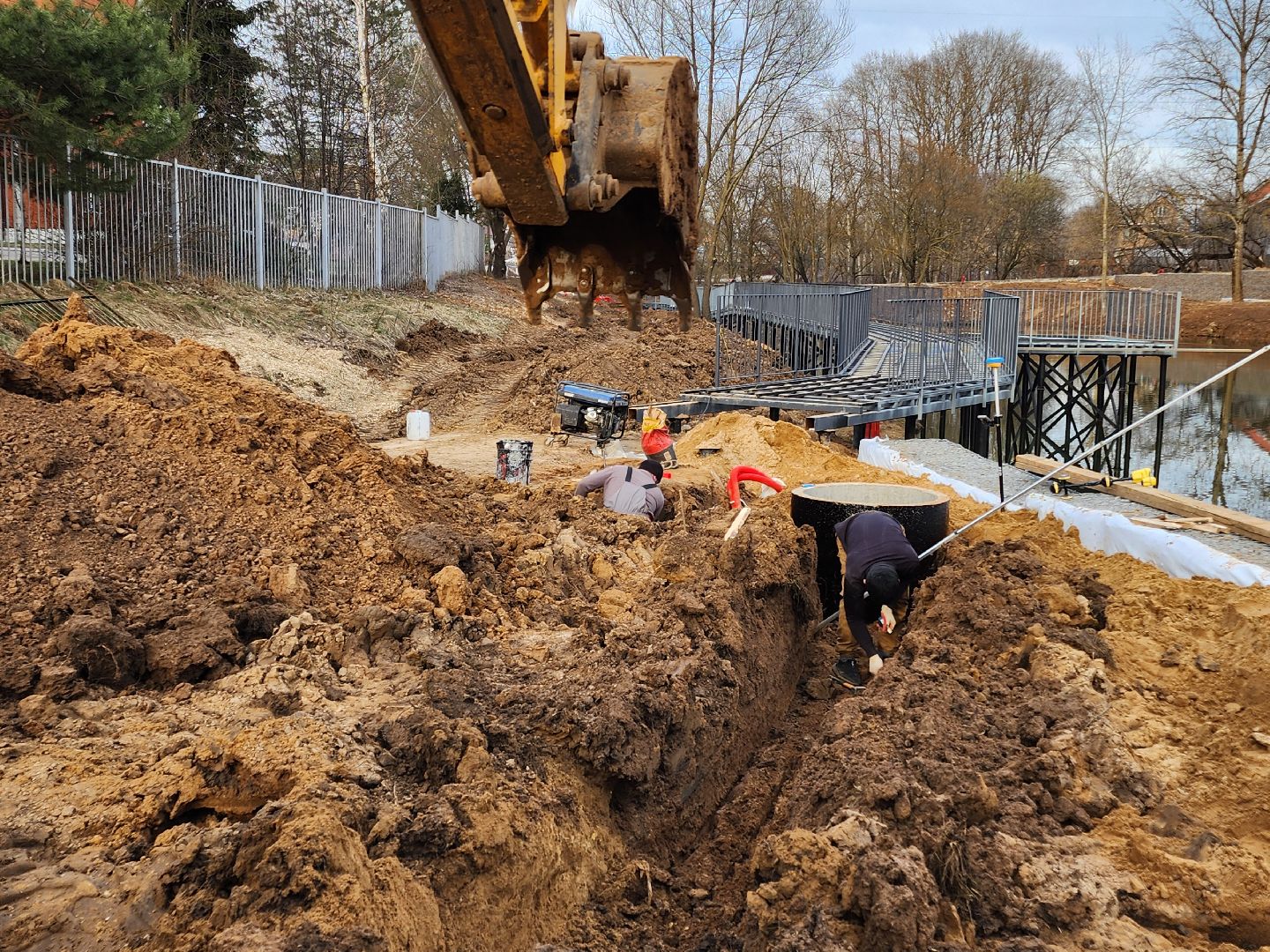 Чехов, улица Береговая, река теребенка, набережная, благоустройство, реконструкция, строительство, ливневая канализация, ливневка, инженерные сети,