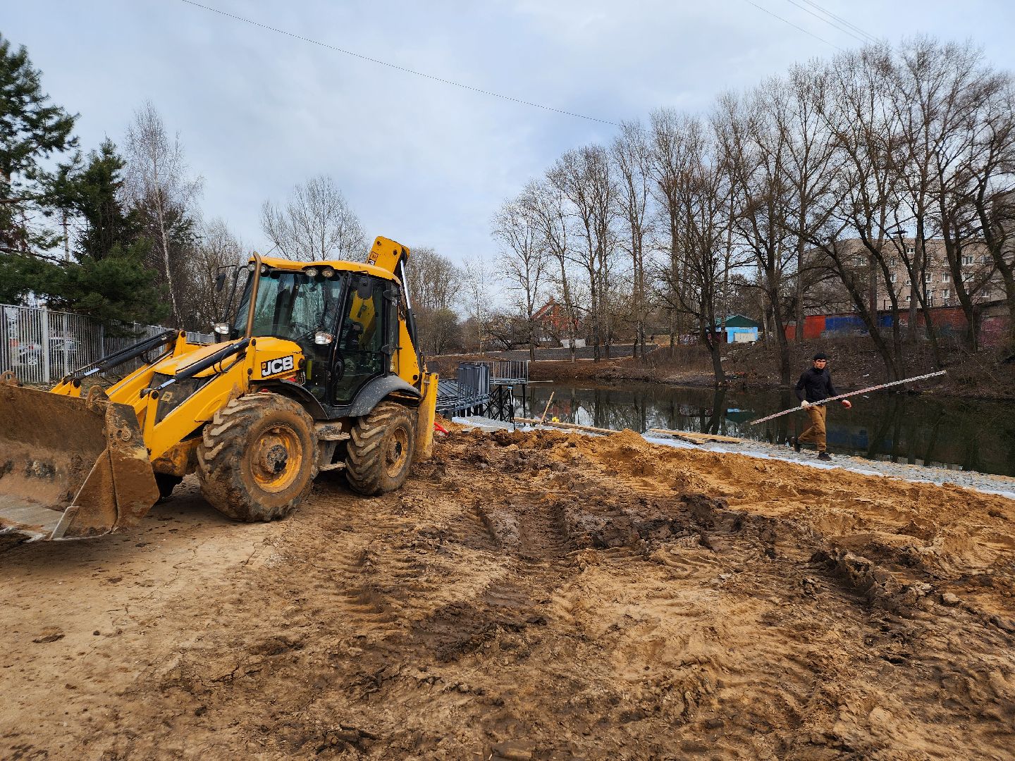 Чехов, улица Береговая, река теребенка, набережная, благоустройство, реконструкция, строительство, ливневая канализация, ливневка, инженерные сети,