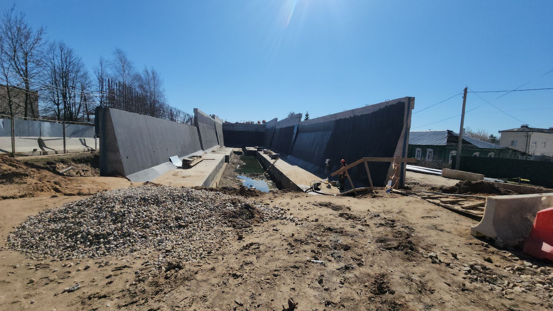 наро-фоминский городской округ, апрелевка, строительство путепровода, новая дорога,