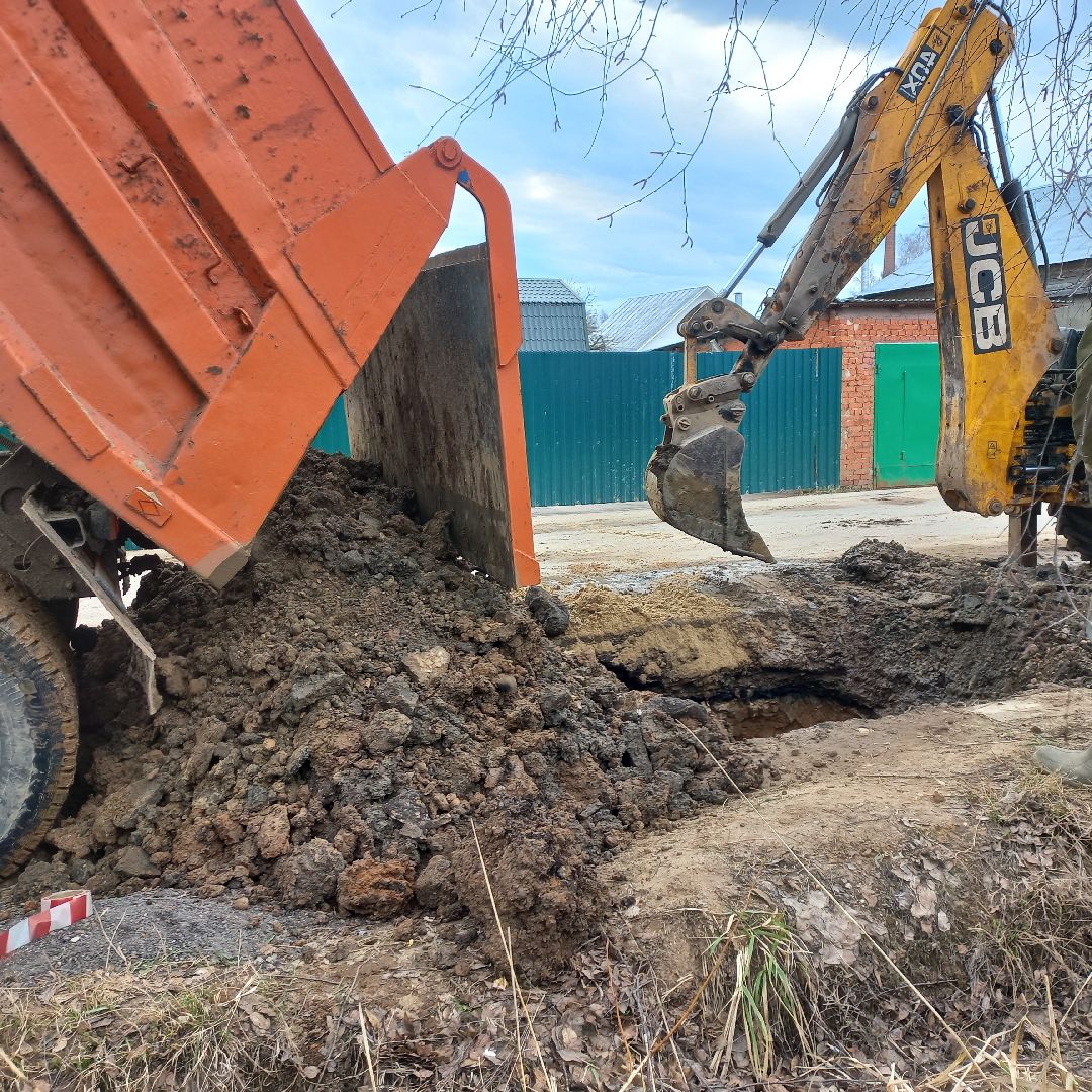 сергиев посад, водоканал, прорыв трубы,