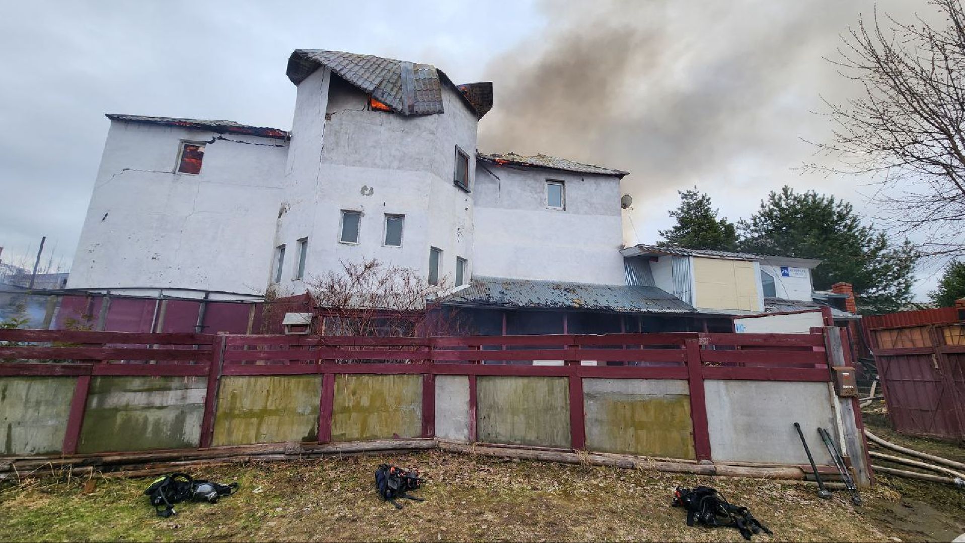 дмитров, пожар, чп на улице аллейная,