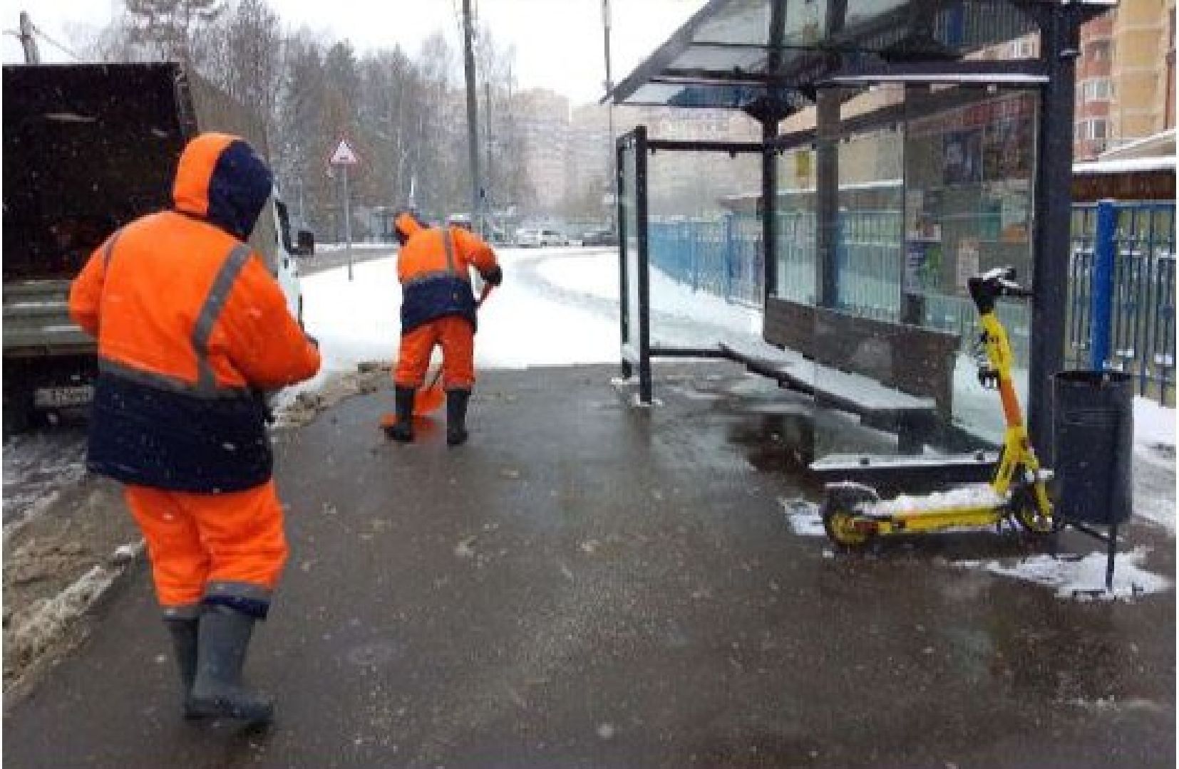 пушкинский округ, снегопад,уборка снега и наледи, коммунальные службы,снегоуборочная техника,