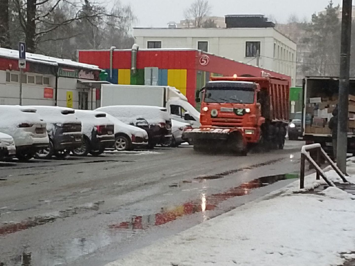 пушкинский округ, снегопад,уборка снега и наледи, коммунальные службы,снегоуборочная техника,