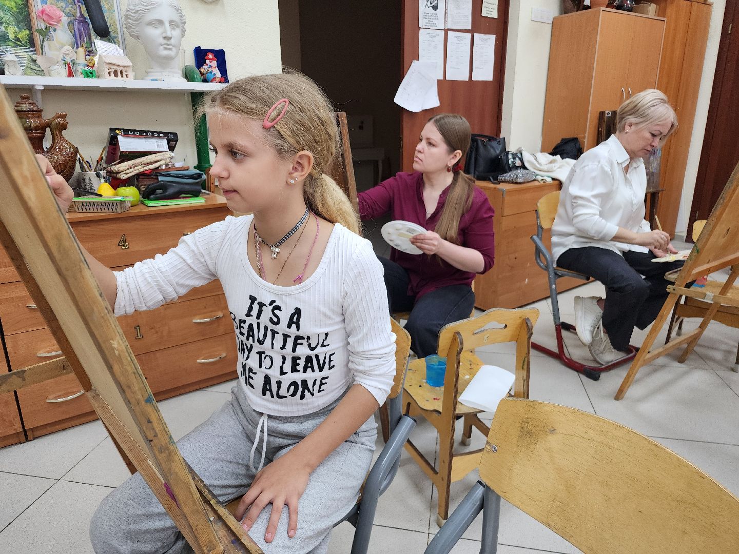 фрязино, семьи участников сво, арт-терапия, художники, мастер-класс,