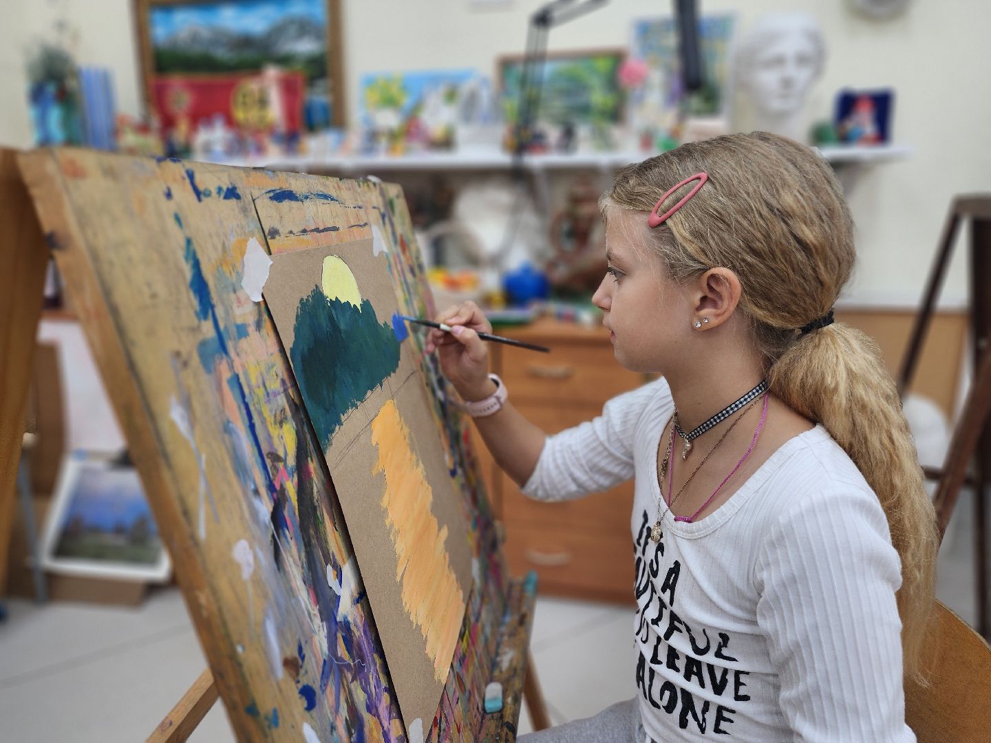 фрязино, семьи участников сво, арт-терапия, художники, мастер-класс,