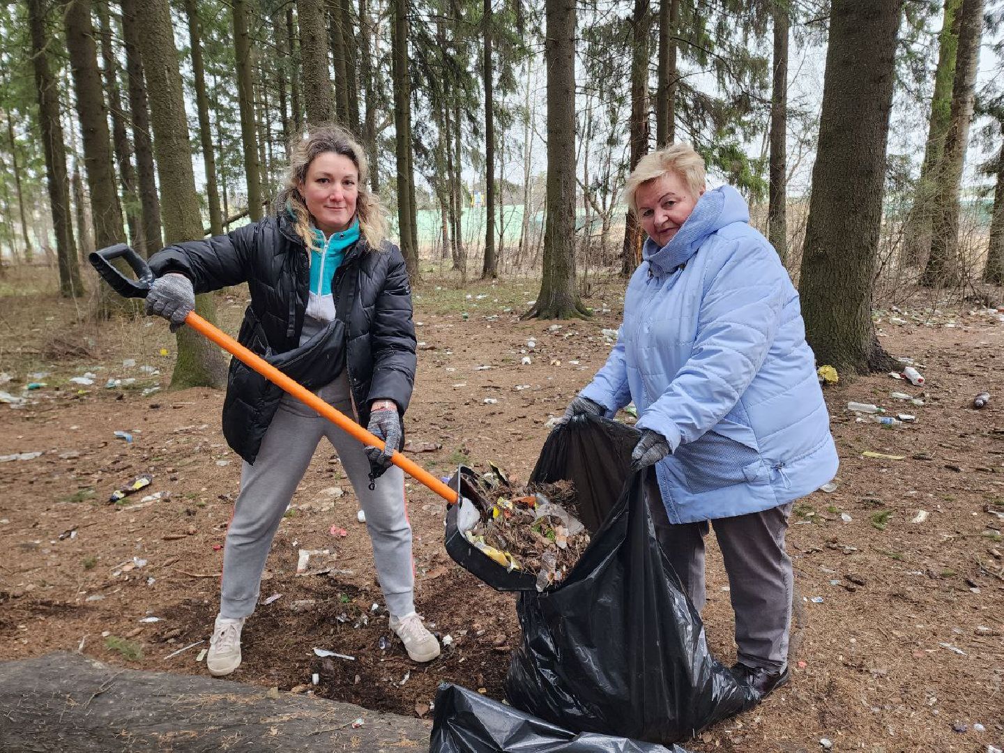 солнечногорск, субботник, уборка, жители, инвентарь,