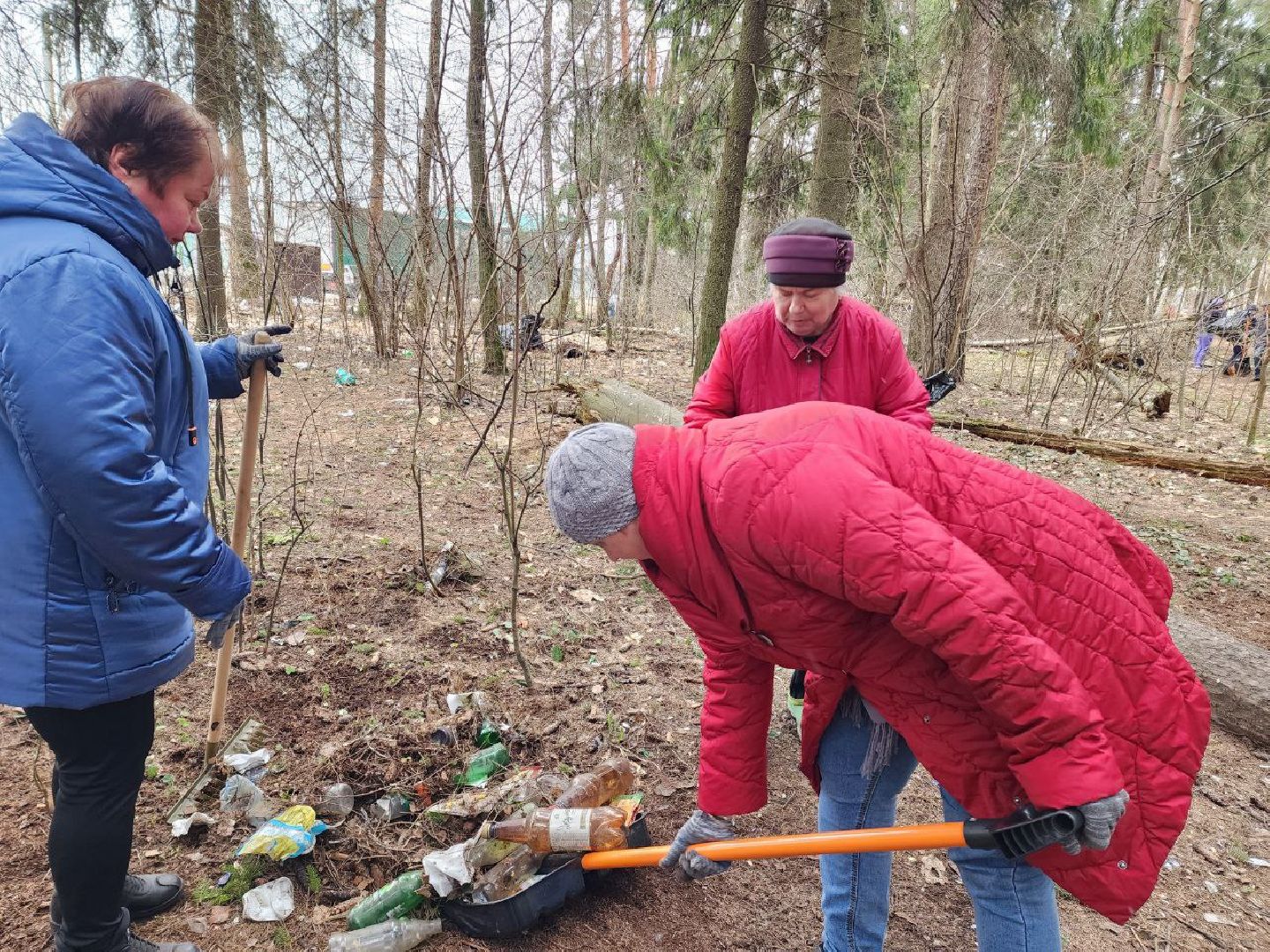 солнечногорск, субботник, уборка, жители, инвентарь,