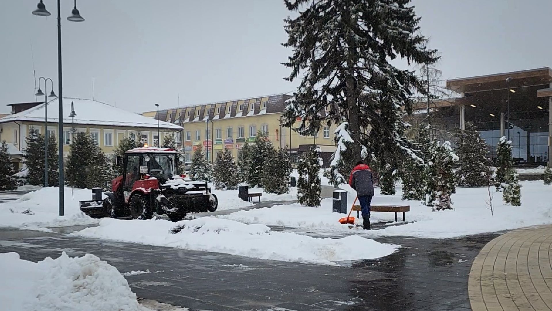 Бронницы, Уборка снега, Последствия снегопада,