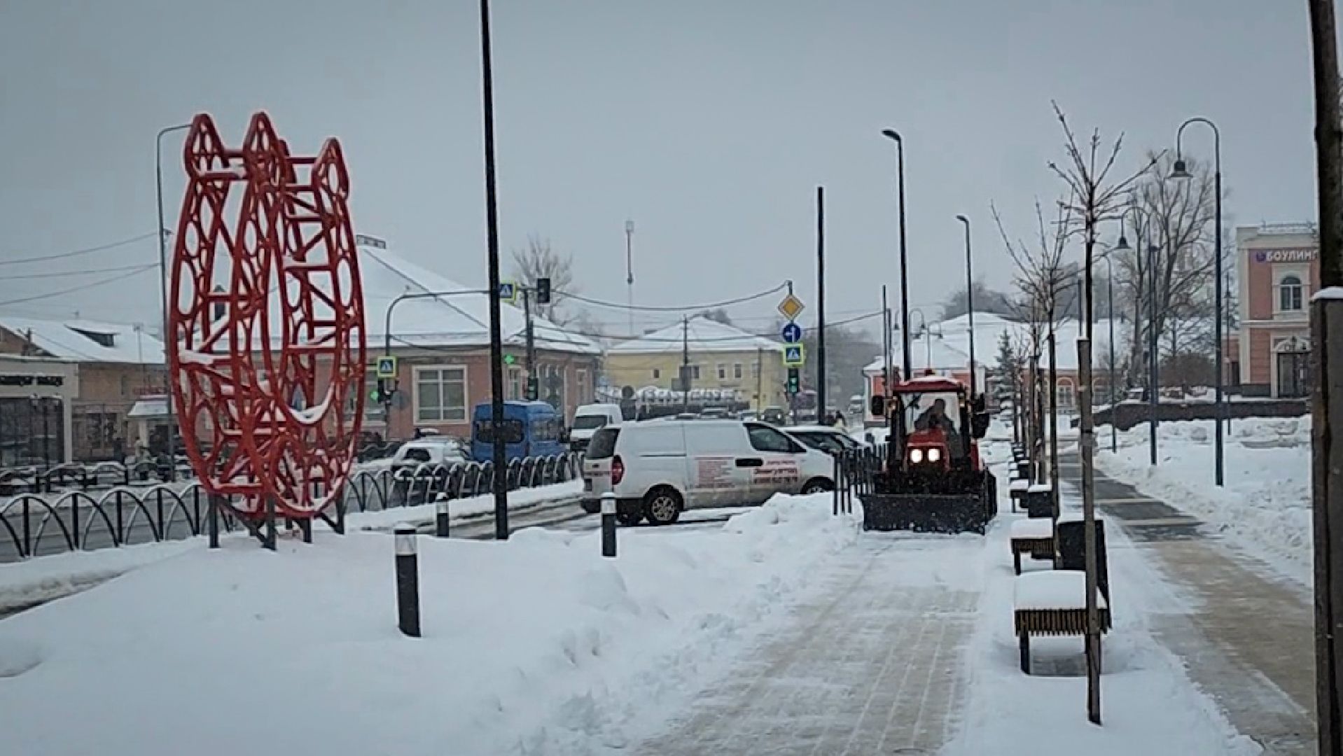 Бронницы, Уборка снега, Последствия снегопада,