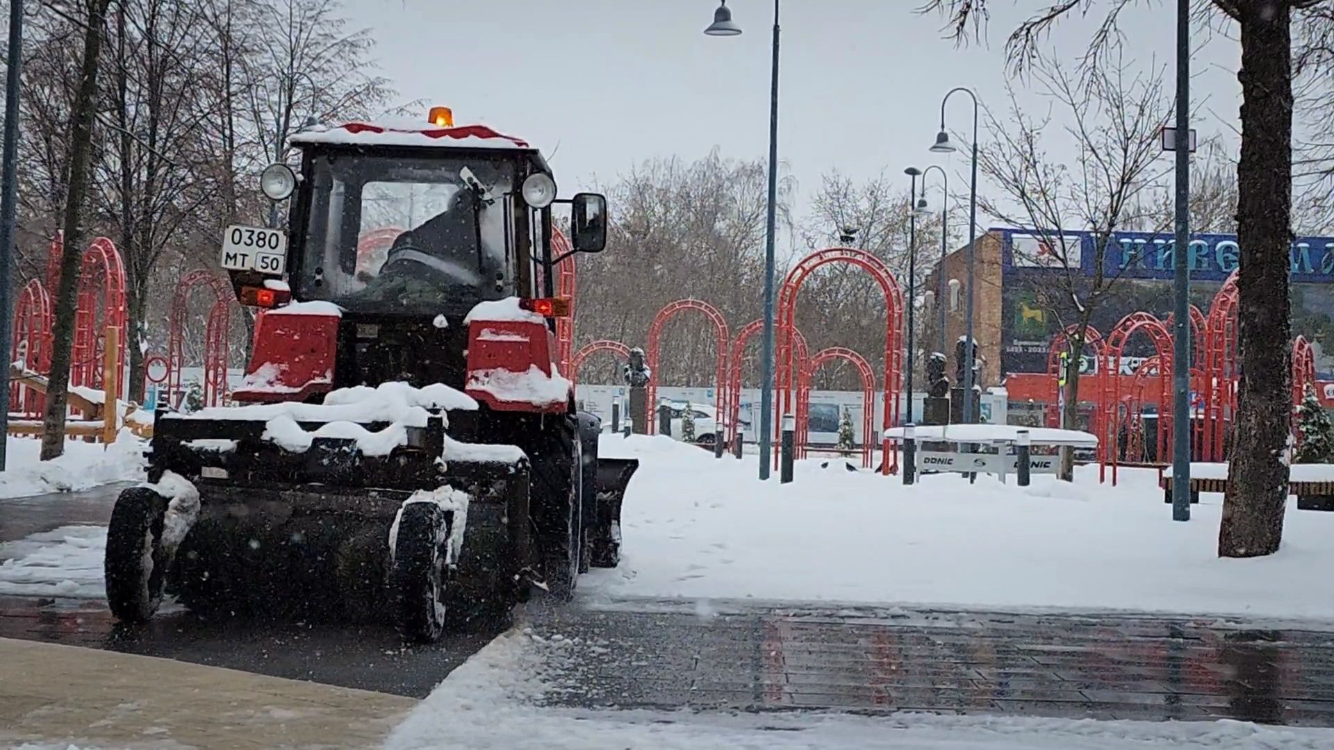 Бронницы, Уборка снега, Последствия снегопада,