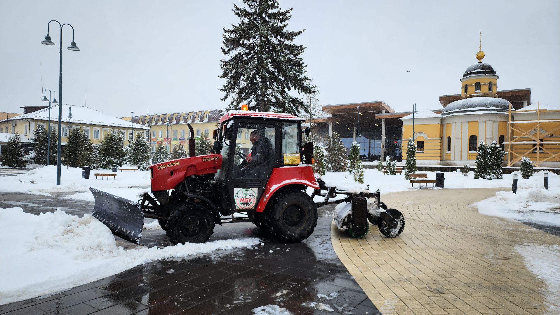 Бронницы, Уборка снега, Последствия снегопада,